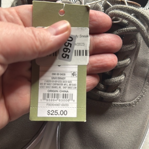 NWT Goodfellow & Co Men's Brady Sneakers Gray Size 8 - Picture 5 of 6